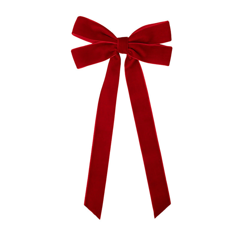 Velvet Decorative Holiday Bow Set