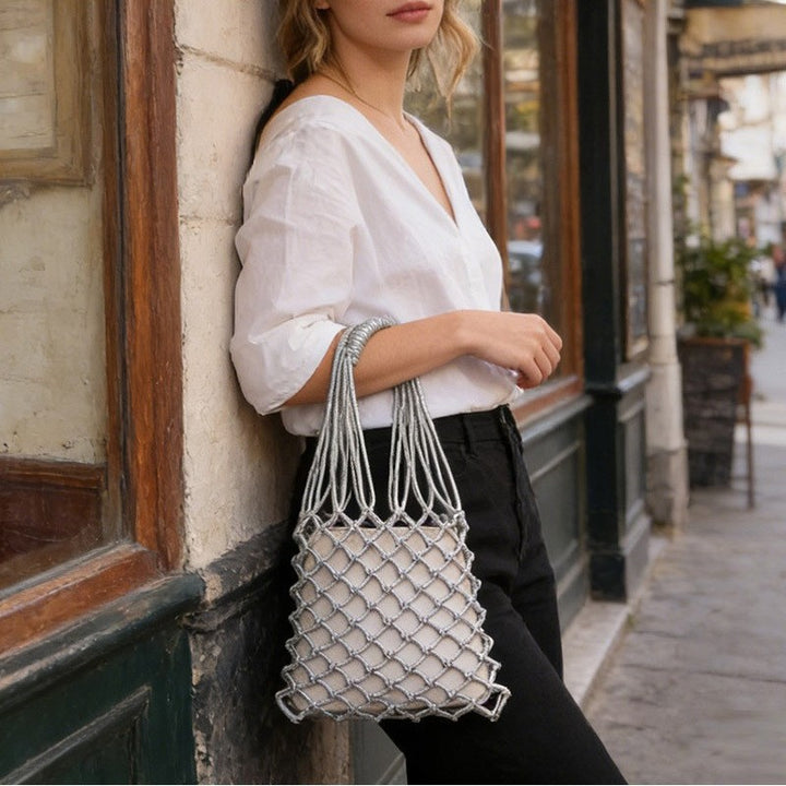 Elegant mesh tote bag with sturdy handles Kalsten