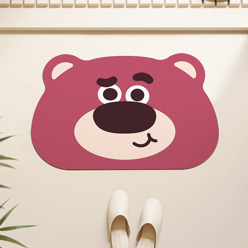 Cute Panda-shaped Bath Mat