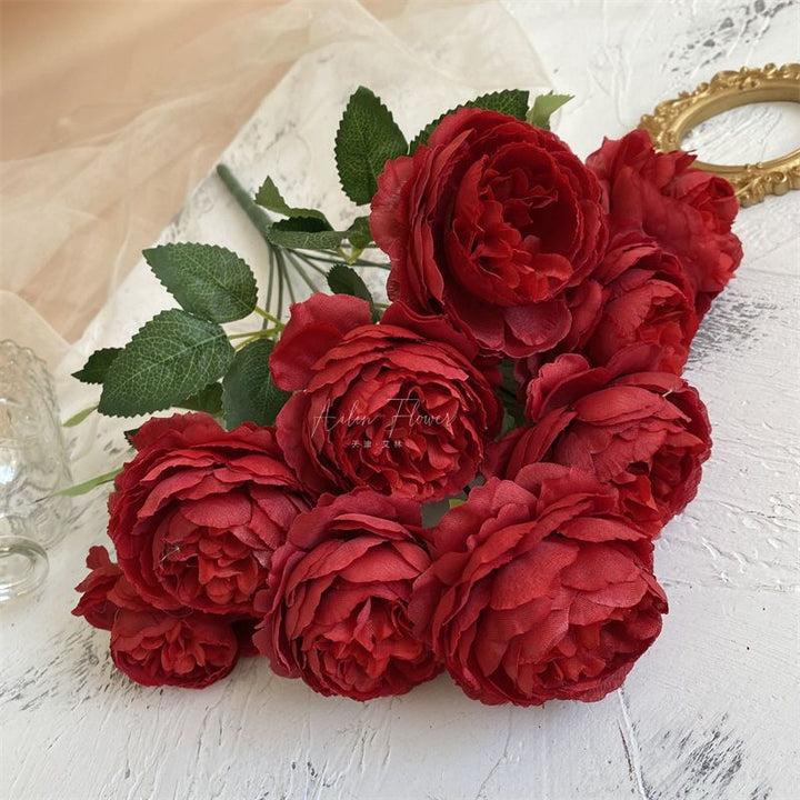 legant Faux Rose Bouquet for Home Decoration