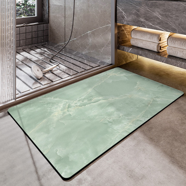 Unisex Marble Pattern Bath Mat Kalsten