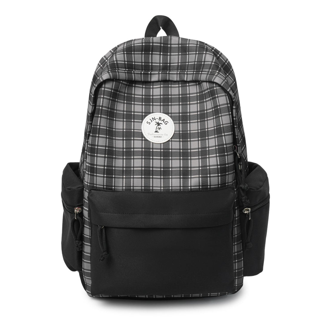 Stylish Plaid Backpack Kalsten