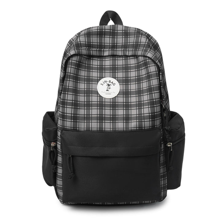 Stylish Plaid Backpack Kalsten