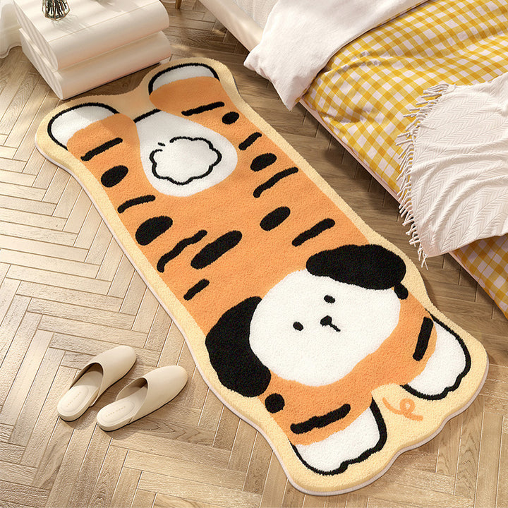 Cartoon Animal-shaped Plush Bath Mat