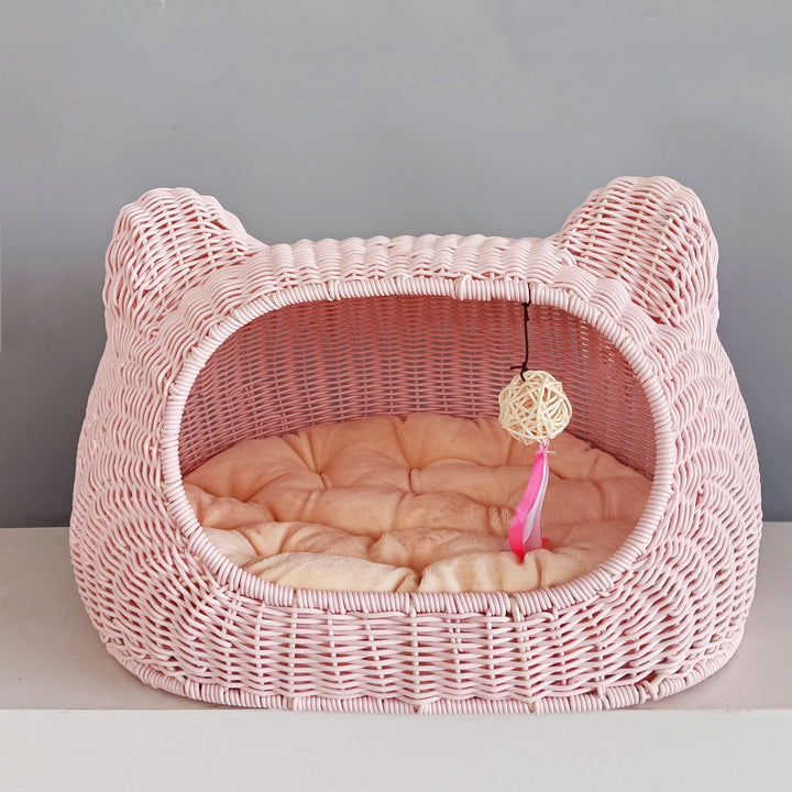 Cozy cat basket with ear design Kalsten