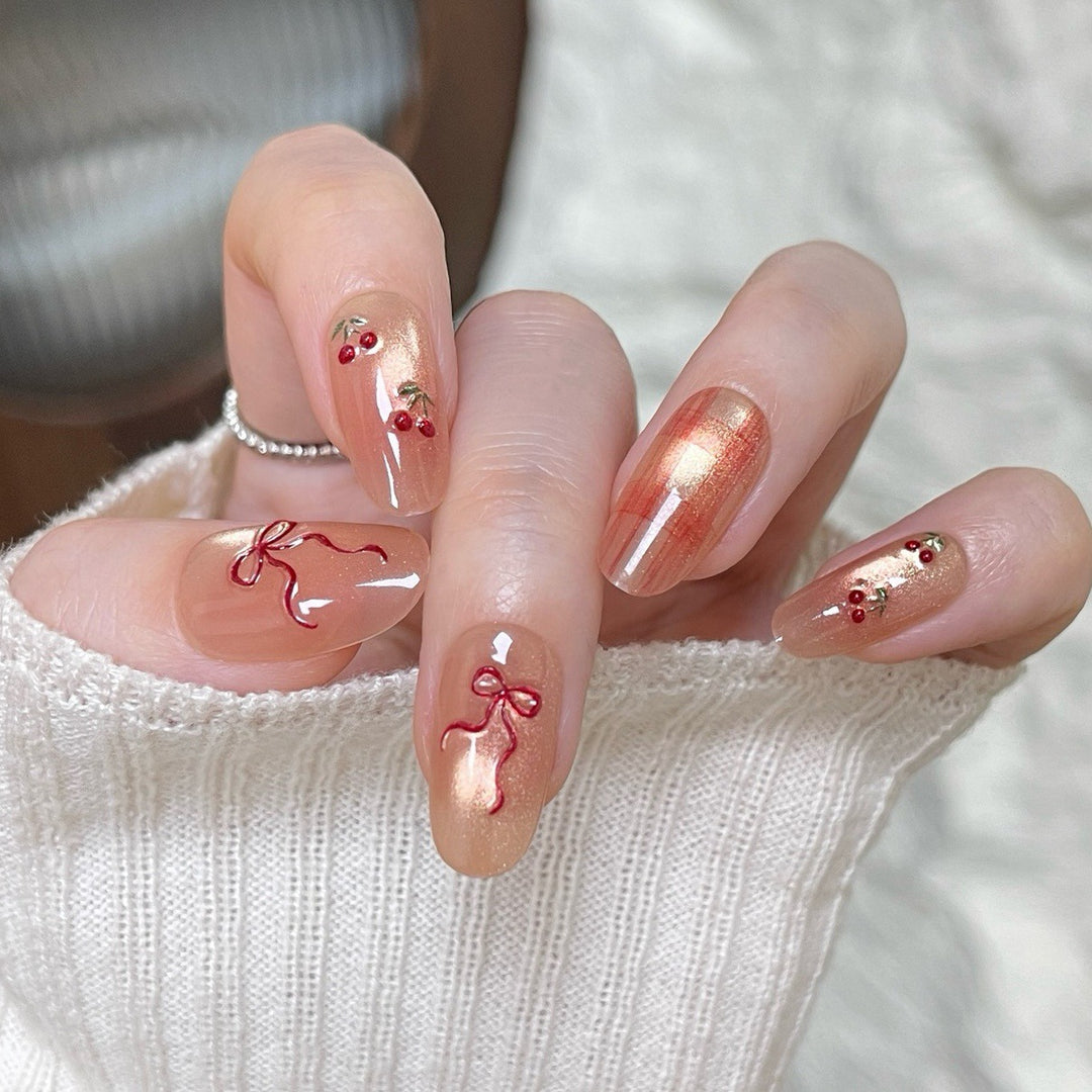 Artistic Ocean-Inspired Press-On Nail Design Kalsten