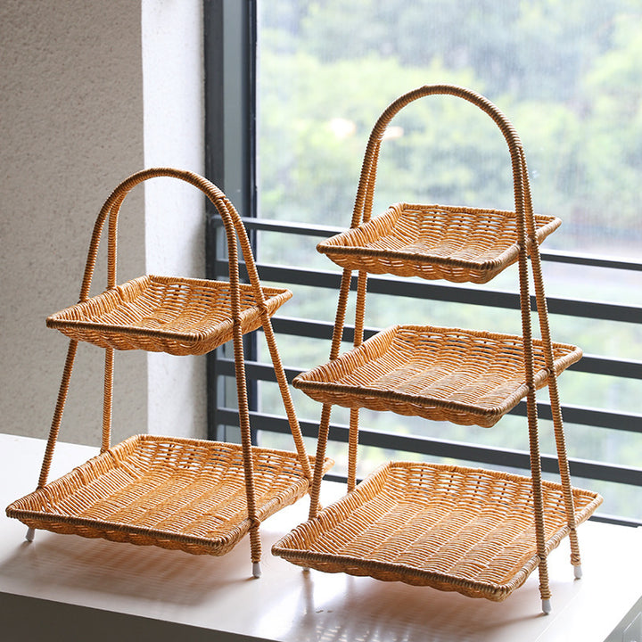 Handcrafted Woven Serving Basket Kalsten