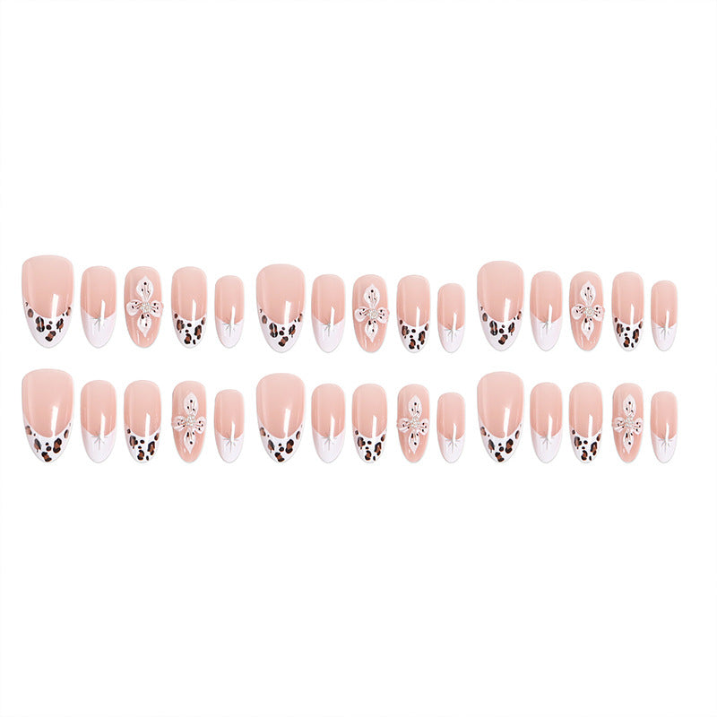 Art Nail Set with unique floral decorations and elegant design Kalsten