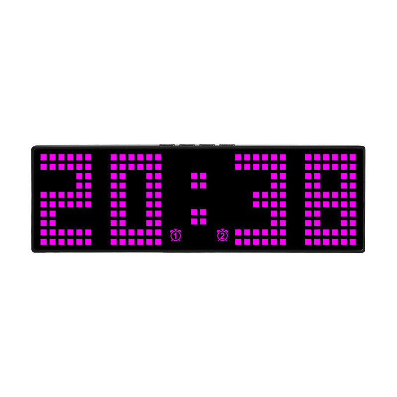 Digital LED alarm clock with color change Kalsten