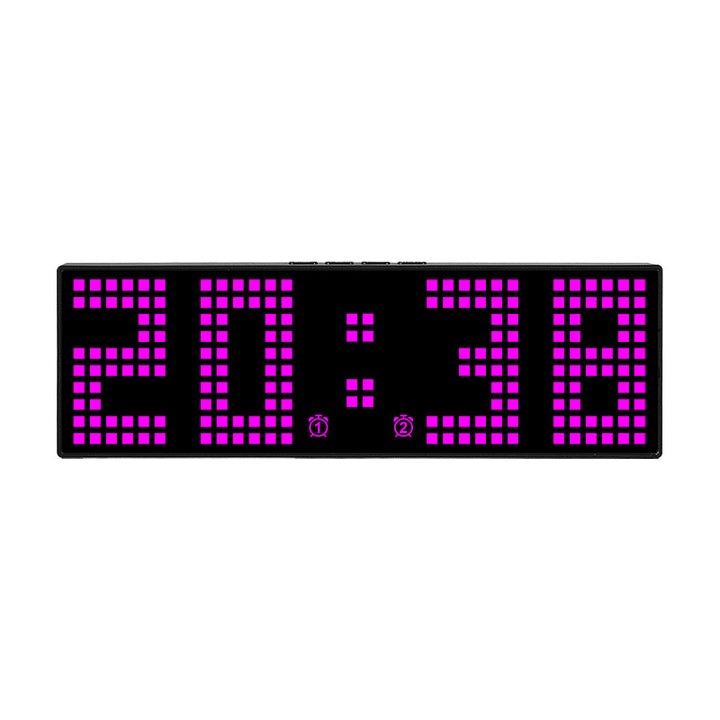 Digital LED alarm clock with color change Kalsten
