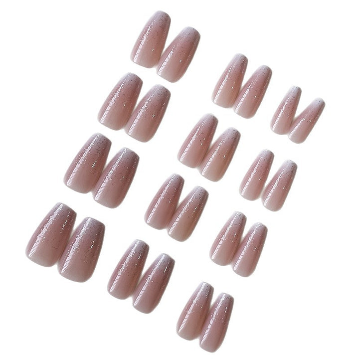 Glossy Gradient Tip Press-On Nails Kalsten
