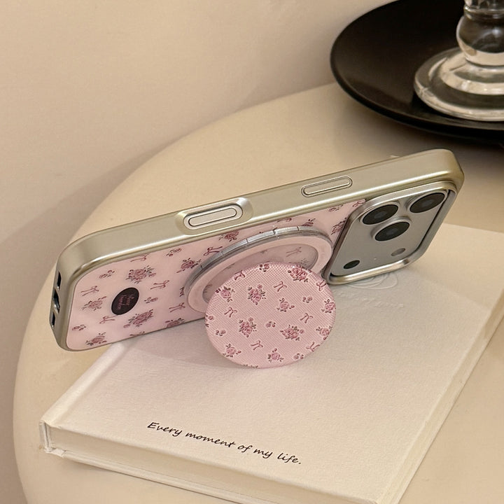 Hand mirror with floral design Kalsten