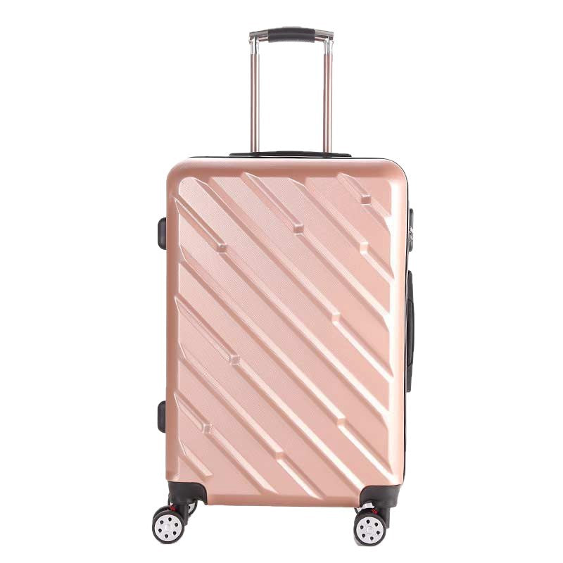 Unisex Durable Textured Hard Shell Rolling Suitcase Kalsten