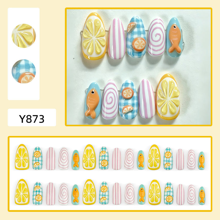 Creative Nail Art with Cheerful Designs Kalsten