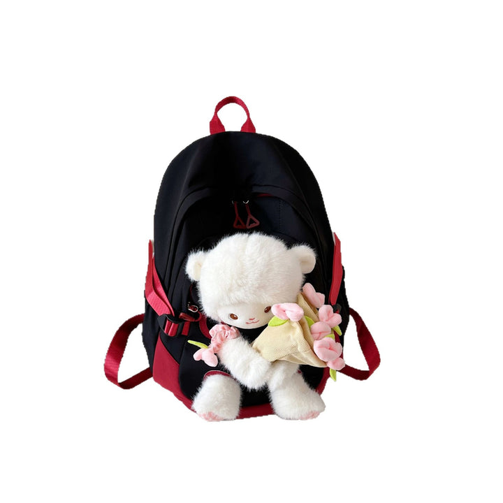 Backpack with Cute Plush Design and Practical Compartments Kalsten
