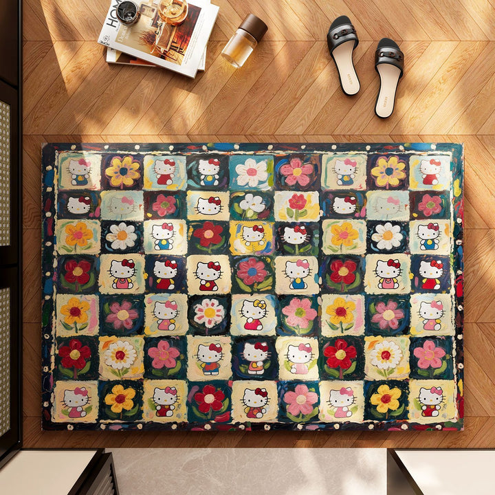 Playful Character-Themed Area Mat