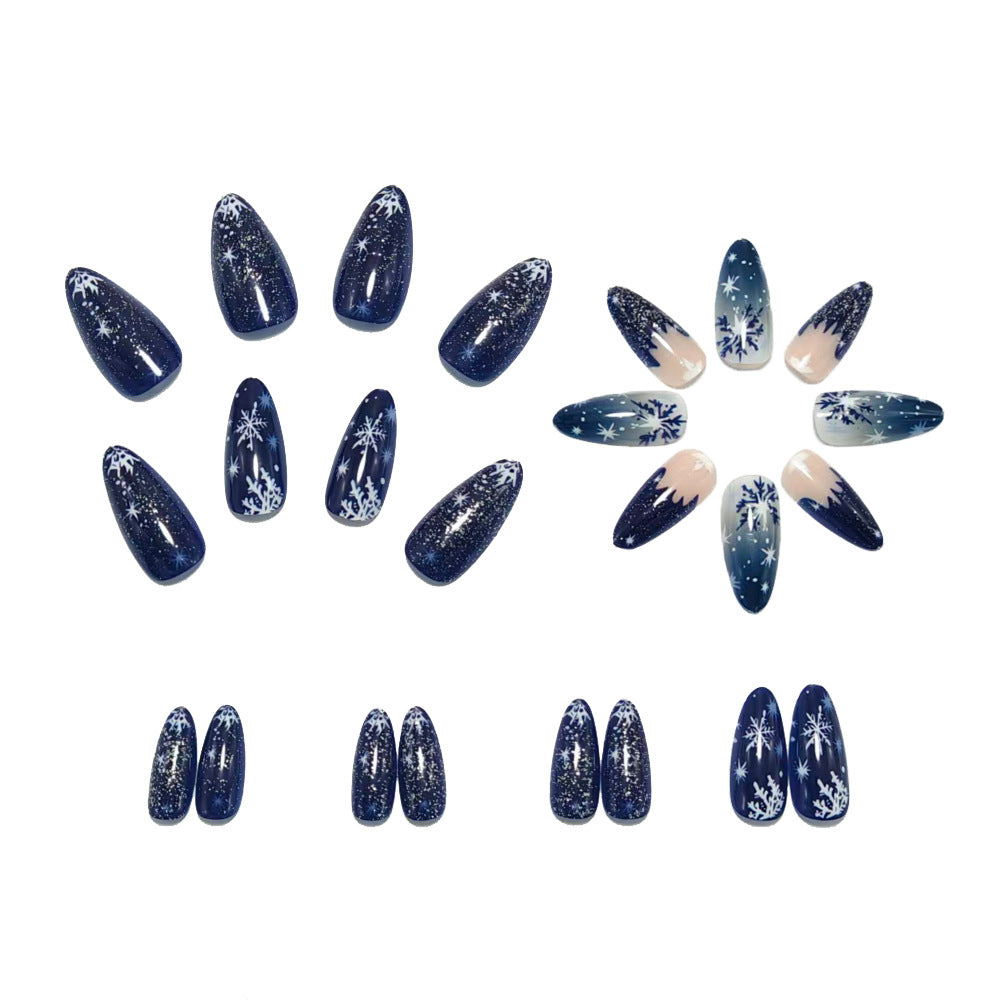 Artificial Nails In Elegant Winter Design Kalsten