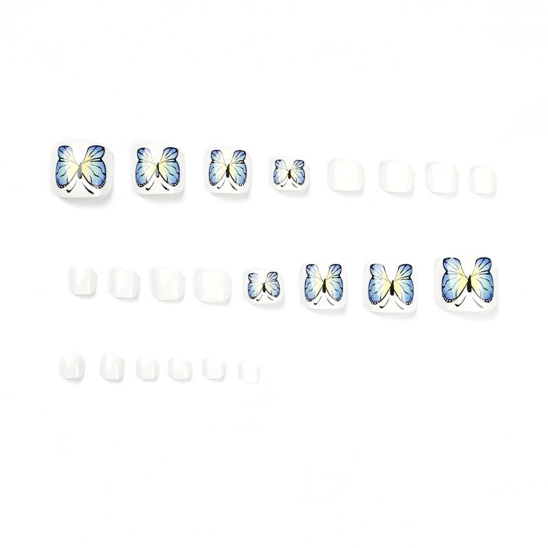 Artificial nails with butterfly design Kalsten