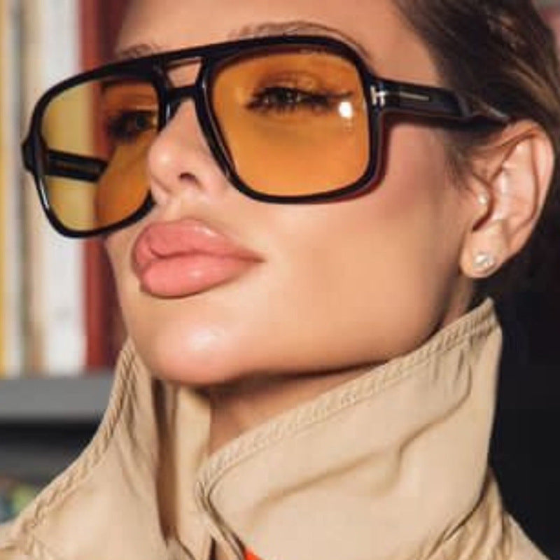 Women's stylish sunglasses in distinctive rectangular design Kalsten