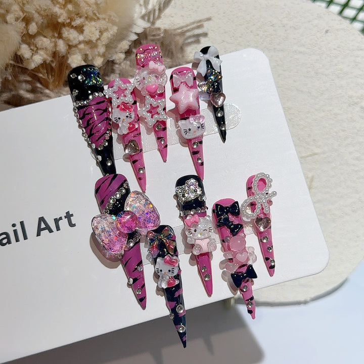 Decorative Press-On Nail Art Kit