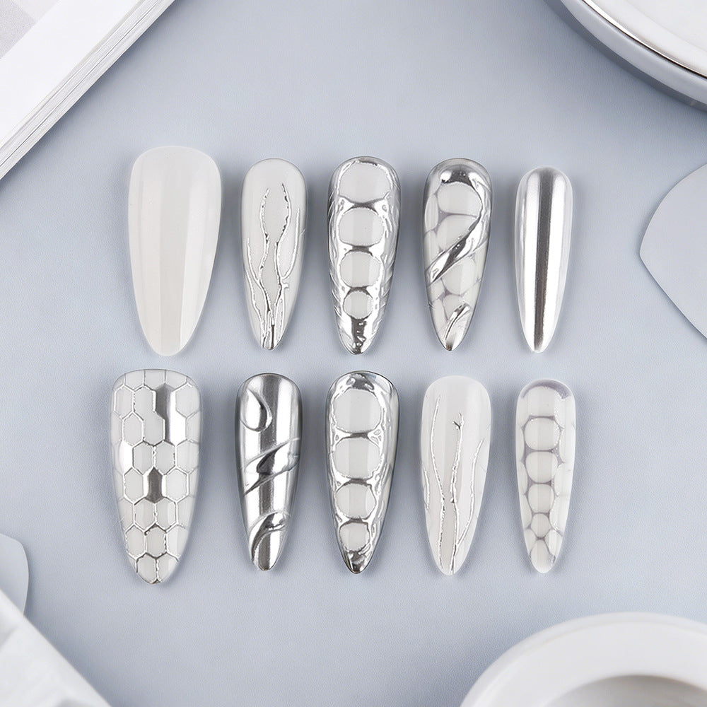 Artistic Textured Nail Tips Kalsten