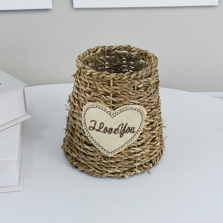 Handcrafted Natural Woven Storage Basket Kalsten