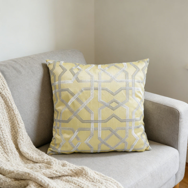 Geometric Pattern Throw Pillow