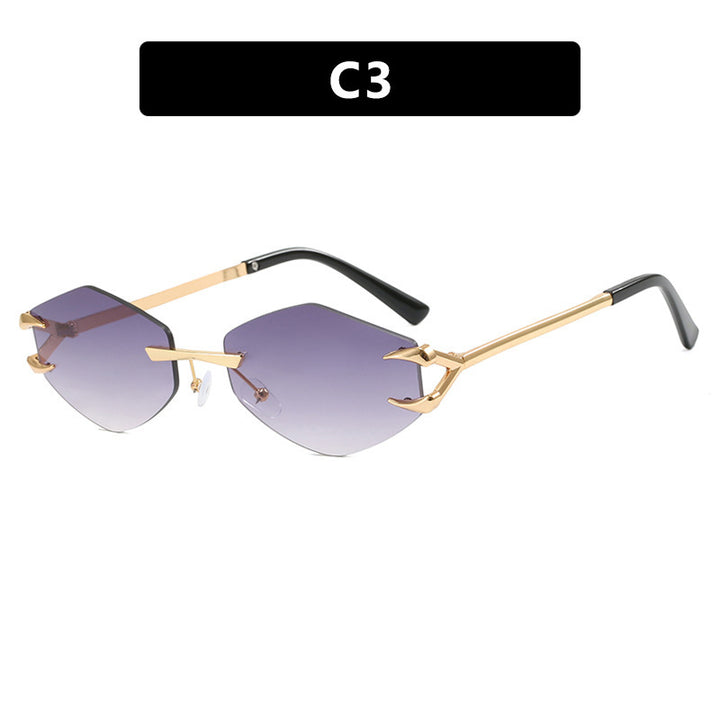 Women's geometric designer sunglasses with outstanding metal frame Kalsten