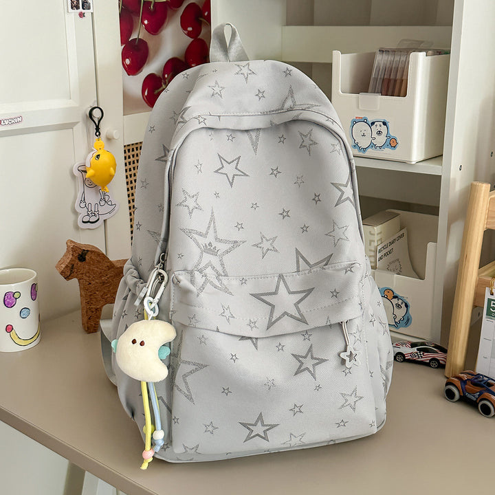 Casual Star-Embellished Backpack Kalsten 1791205374