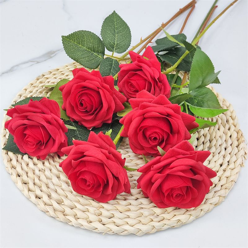 Artificial Floral Rose Stem Bouquet