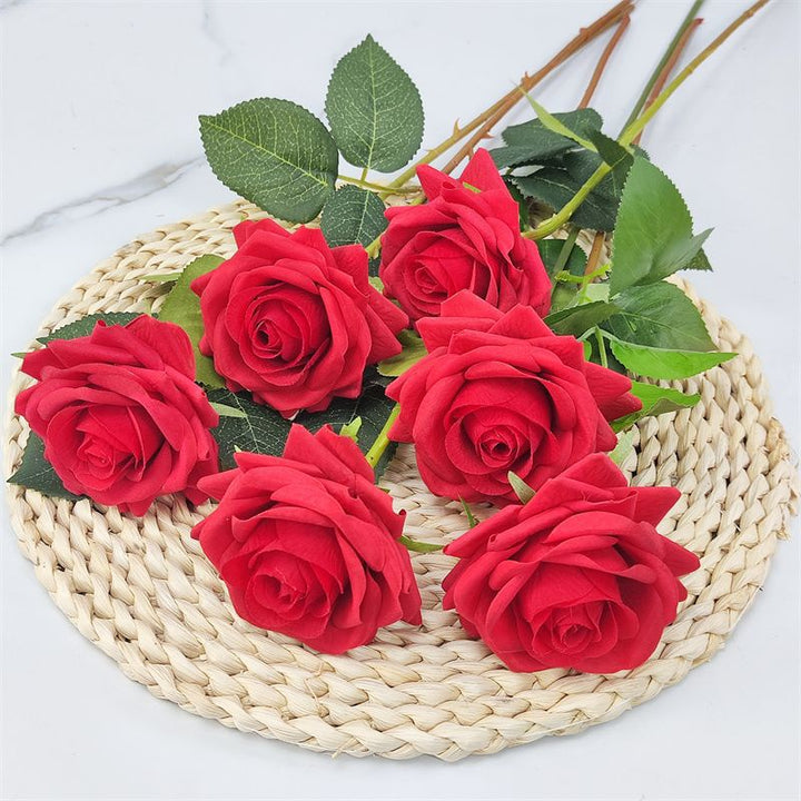 Artificial Floral Rose Stem Bouquet