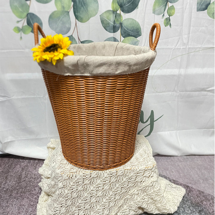 Woven Storage Basket with Cotton Lining Kalsten