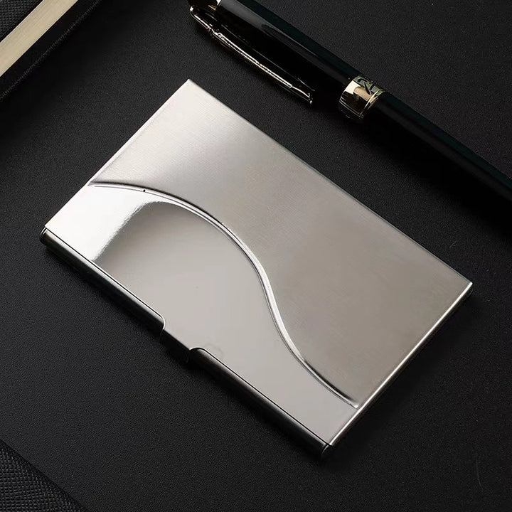 Elegant Stainless Steel Business Card Case