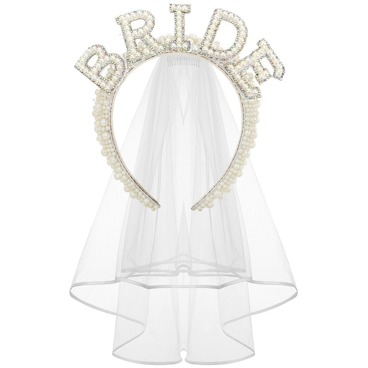 Women's Bridal Satin Ribbon with Sparkling Crystals Kalsten