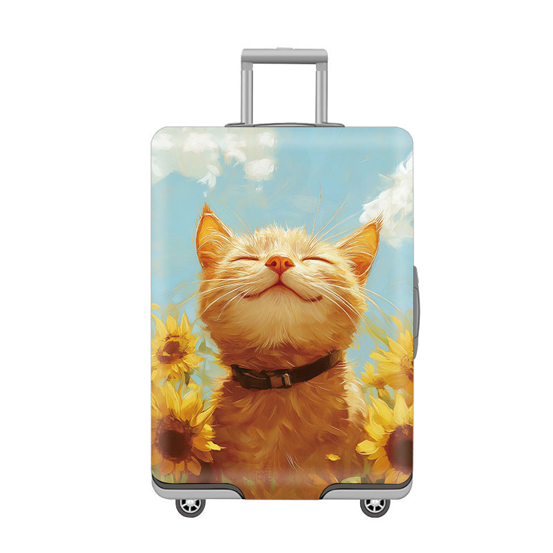 Cartoon Cat Design Hard Shell Luggage Kalsten
