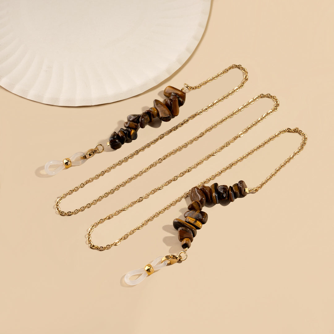 Gem-Accent Eyewear Chain Kalsten
