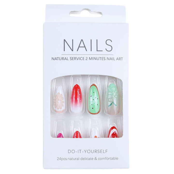 Creative art nails in fruit motif design Kalsten