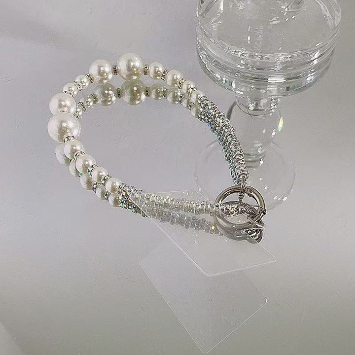 Elegant Beaded Charm Keychain Kalsten 1790135705