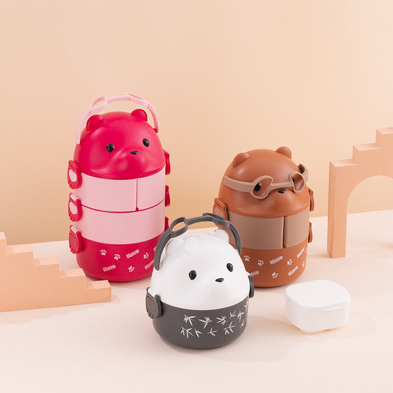 Cute Panda-Themed Food Storage Container
