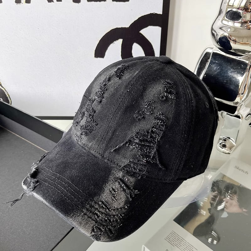Women's Distressed Vintage-Inspired Baseball Cap Kalsten
