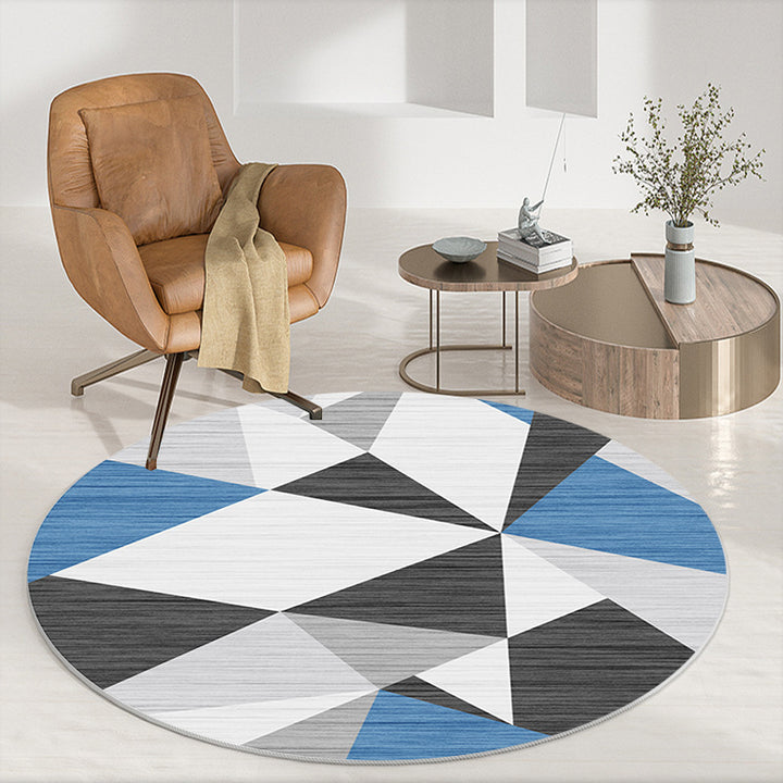 Abstract Patterned Round Area Rug Kalsten