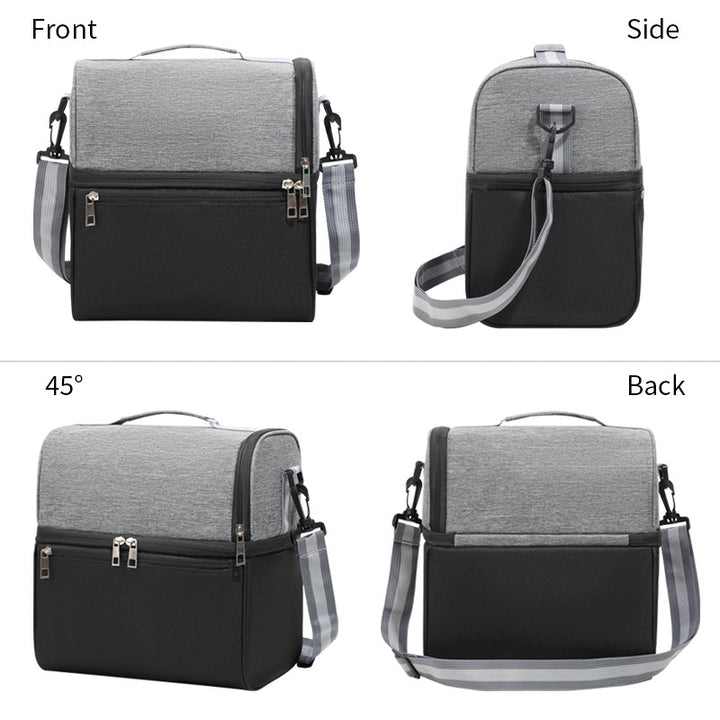 Insulated cooler bag with practical compartments Kalsten