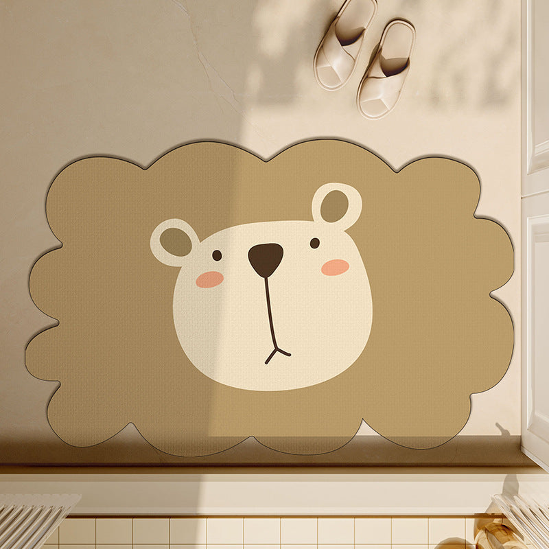 Adorable Animal-Themed Bath Mat Kalsten