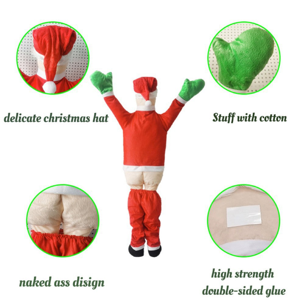 Inflatable Santa Claus with movable arms