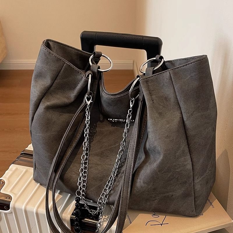 Spacious Soft Faux Leather Tote Bag Kalsten