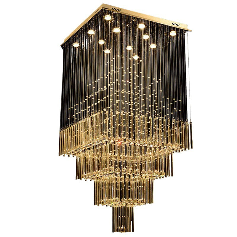 Elegant Crystal Suspended Chandelier