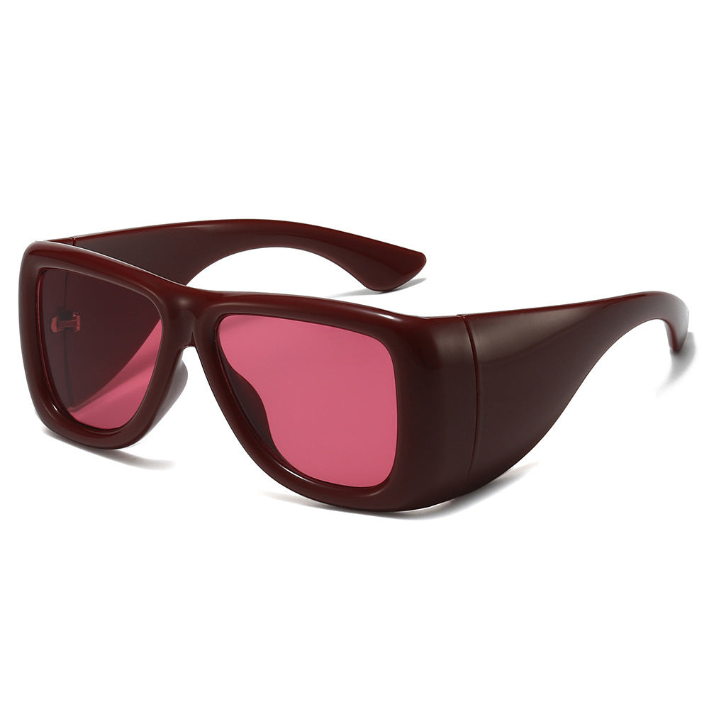 Oversized Fashion-Driven Shield Sunglasses Kalsten