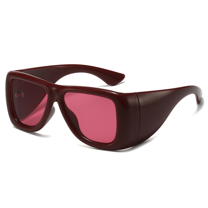 Oversized Fashion-Driven Shield Sunglasses Kalsten