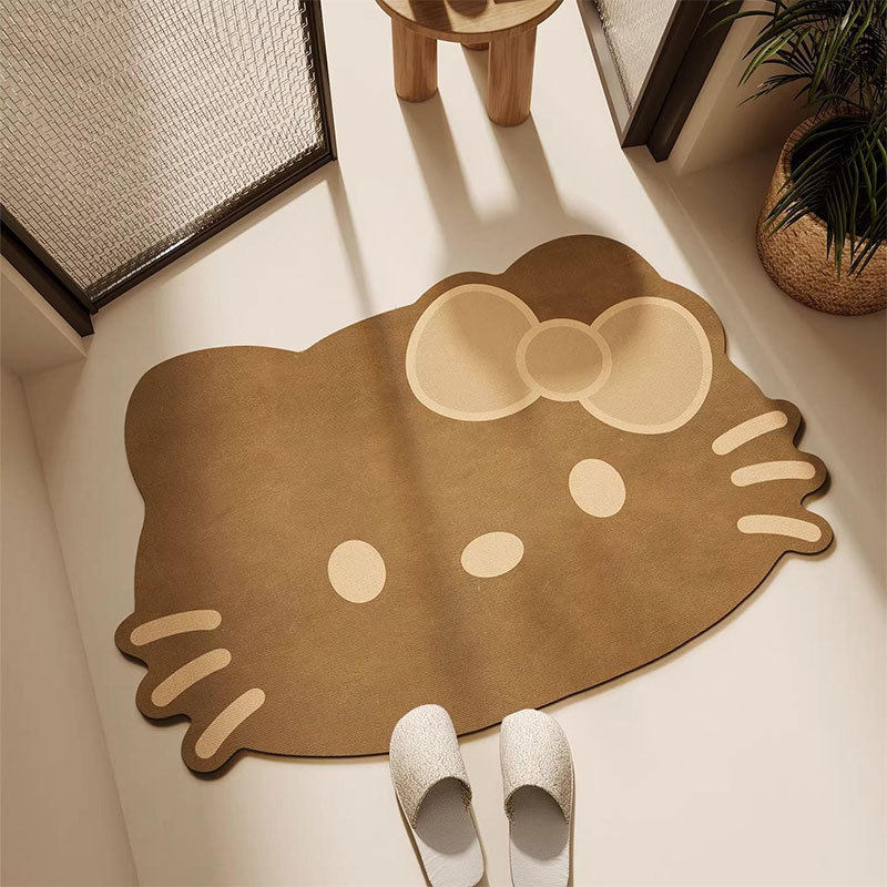 Hello Kitty Themed Plush Bath Mat