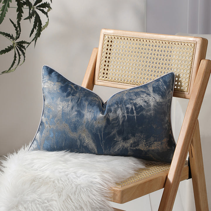 Artistic Geometric Pattern Lumbar Pillow
